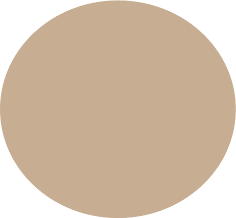 Beige Circle Shape